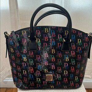 Dooney & Bourke DB75 Multicolor Satchel Bag